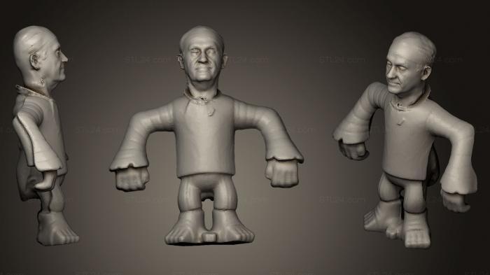 Figurines of people (Majom Humanti1, STKH_0119) 3D models for cnc